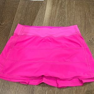 lululemon hot pink tennis skirt
